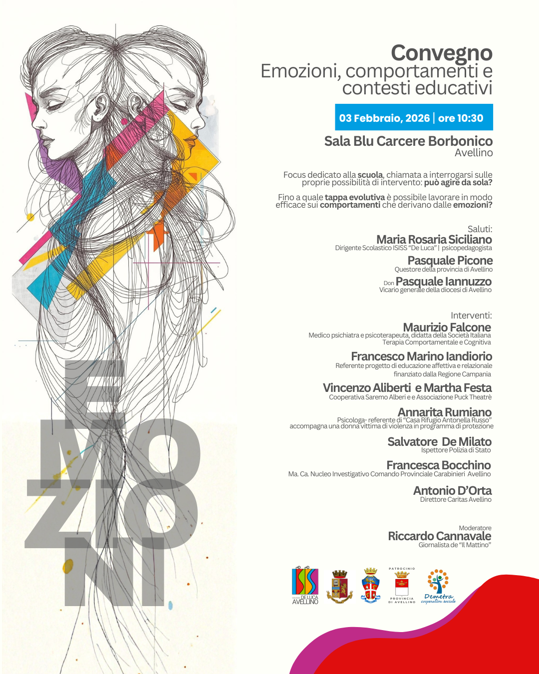 Convegno – Emozioni, comportamenti e contesti educativi. Il 3 febbraio 2026 al Carcere Borbonico